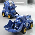 2 In 1 Transforming Dinosaur Car One-key Deformation Car Inertial